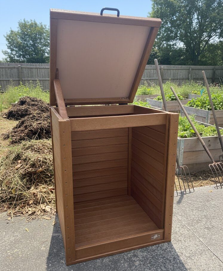 compostador de exterior para residuos orgánicos